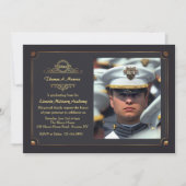 壮大な方法の写真の卒業の招待状 招待状 (正面)