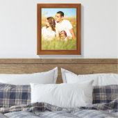 壮大な木枠の美しい驚空白のき キャンバスプリント (インサイチュ (寝室))