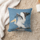 壮大な枕のモモイロペリカン クッション (ブランケット)