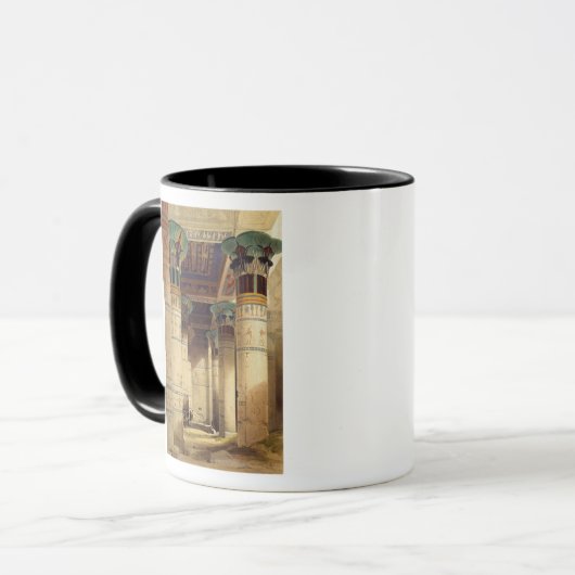 壮大な柱廊玄関の下の眺め、Philae マグカップ (正面左)