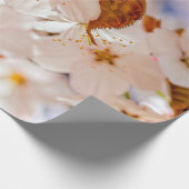 壮大な桜の花。花見シーズン ラッピングペーパー (角)