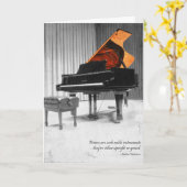 壮大な業積 カード (黄色い花)