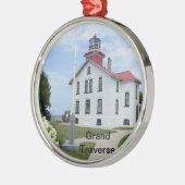 壮大な横灯台 メタルオーナメント (左)