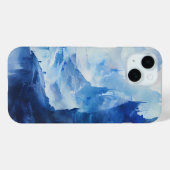 壮大な氷に閉ざされた山々のスマホケース Case-Mate iPhoneケース (裏面 (横))