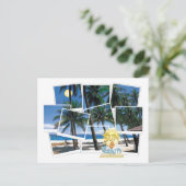 壮大な海、サン&ビーチビューポストカード ポストカード (スタンド正面)