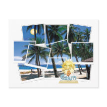 壮大な海、サン&ビーチビューポストカード