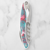 壮大な渦巻き大理石 ソムリエナイフ (裏面)