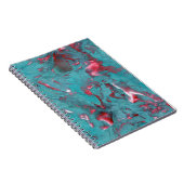 壮大な渦巻き大理石 ノートブック (右側)