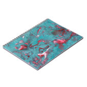 壮大な渦巻き大理石 ノートブック (左側)