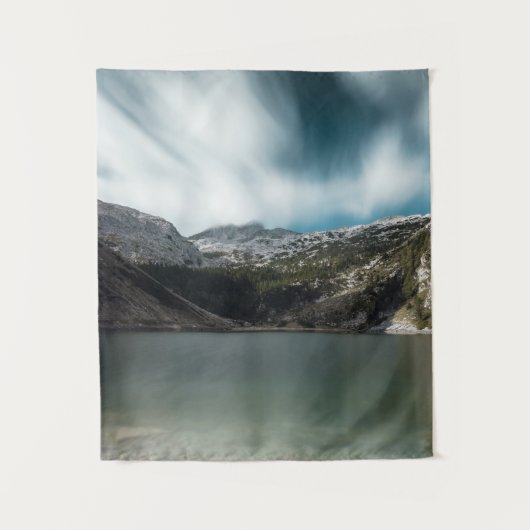 壮大な湖クルンマウンテンクルン、スロベニア タペストリー (正面)
