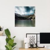 壮大な湖クルンマウンテンクルン、スロベニア ポスター (ホームオフィス)