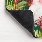 壮大な熱帯植物と鳥のレギングバブ マウスパッド (コーナー)