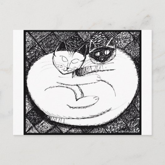 壮大な猫3 ポストカード (正面)