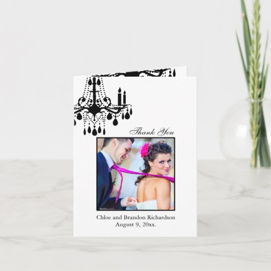 壮大な社交ダンスのサンキューカード サンキューカード (正面)