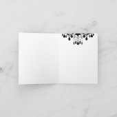 壮大な社交ダンスのサンキューカード サンキューカード (内部)