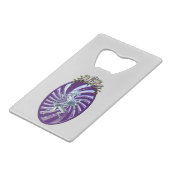 壮大な神話のユニコーン クレジットカード栓抜き (正面アングル)