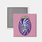 壮大な神話のユニコーン マグネット (正面/裏面)