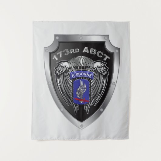 壮大な第173空挺旅団の戦闘チーム タペストリー (正面)