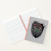 壮大な第2こうもり75thレンジャーレジメンタルスクロール ノートブック (内部)
