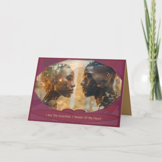 壮大な精神的な瞑想 サンキューカード (正面)