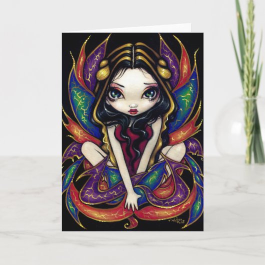 「壮大な翼」グリーティングカード カード (正面)