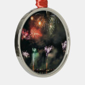 壮大な花火 メタルオーナメント (右)