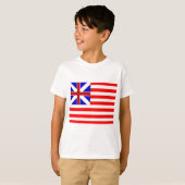 壮大な英国旗 Tシャツ (正面フル)