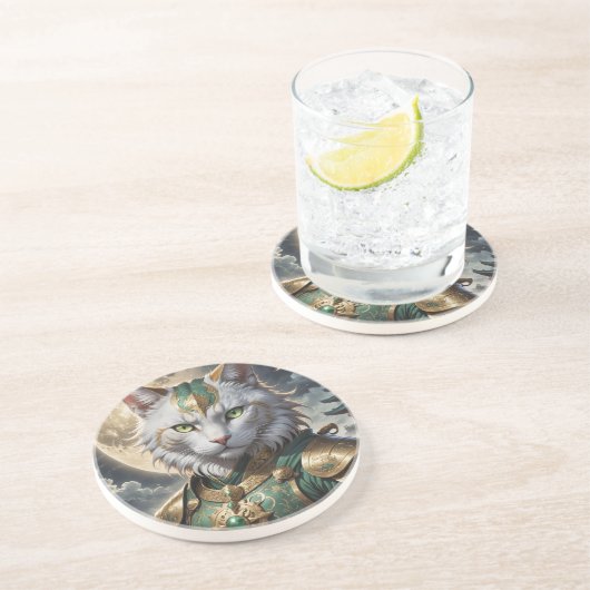 壮大な装甲猫戦士 コースター (側面)