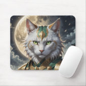 壮大な装甲猫戦士 マウスパッド (マウス)