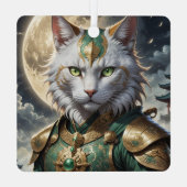 壮大な装甲猫戦士 メタルオーナメント (裏面)