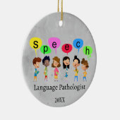 壮大な言語病理学者の子供たち セラミックオーナメント (右)