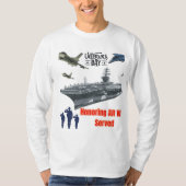 壮大な軍隊のホワイト Tシャツ (正面)