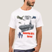 壮大な軍隊のホワイト Tシャツ (正面)