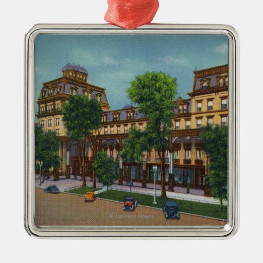 壮大な連合ホテルの外観# 2 メタルオーナメント (正面)