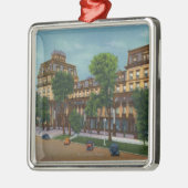 壮大な連合ホテルの外観# 2 メタルオーナメント (左)