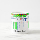 壮大な連合運河のルートマップ(4)の1 マグカップ (中央)