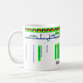 壮大な連合運河のルートマップ(4)の1 マグカップ