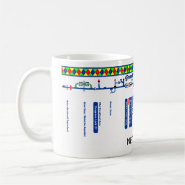 壮大な連合運河のルートマップ(4)の1 マグカップ