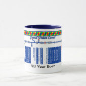 壮大な連合運河のルートマップ(4)の2 マグカップ (中央)