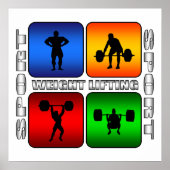 壮大な重量挙げ ポスター (正面)