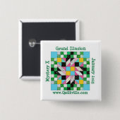 壮大な錯覚ピン 缶バッジ (正面&裏面)