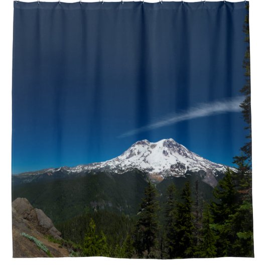 壮大な雨具 シャワーカーテン (正面)