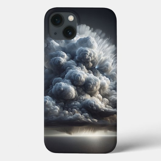 壮大な雷雨雲フォンケース エピックライト Case-Mate iPhoneケース (裏面)