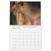 壮大な馬とウマ科の引用文12ヶ月 カレンダー (1月 2027)