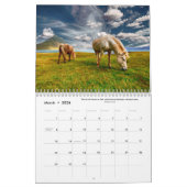 壮大な馬とウマ科の引用文12ヶ月 カレンダー (3月 2026)