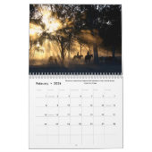 壮大な馬とウマ科の引用文12ヶ月 カレンダー (2月 2026)