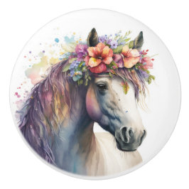 壮大な馬 セラミックノブ