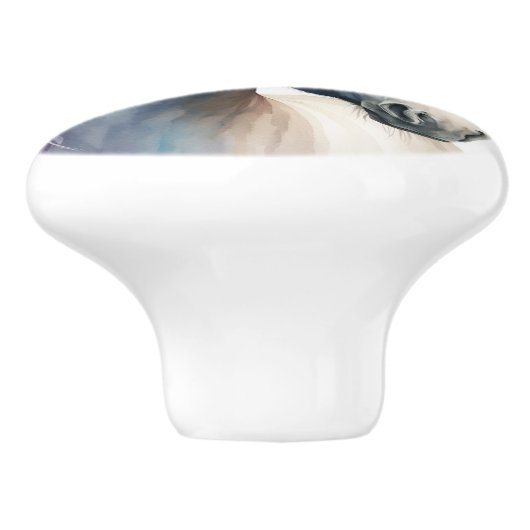 壮大な馬 セラミックノブ (側面)