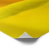 壮大な黄色のローズマクロ写真 ポスター (角)