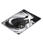 壮大な黒馬 ノートブック (左側)